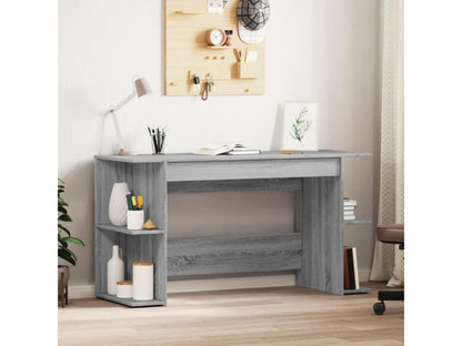 Meublita grey desk 140x50x75 cm engineered wood