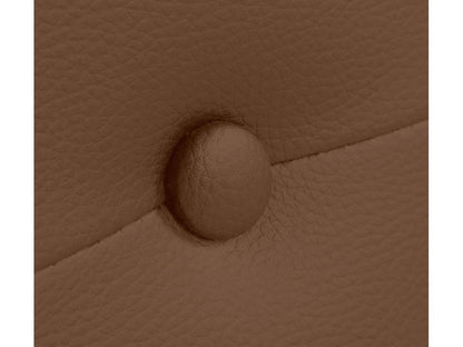 Meublita Faux Leather Headboard with Buttons 160x50cm for 150/160cm Beds - Clay