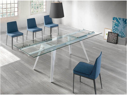 Meublita fabric chair with black steel legs - set of 2 - Meublita color 07