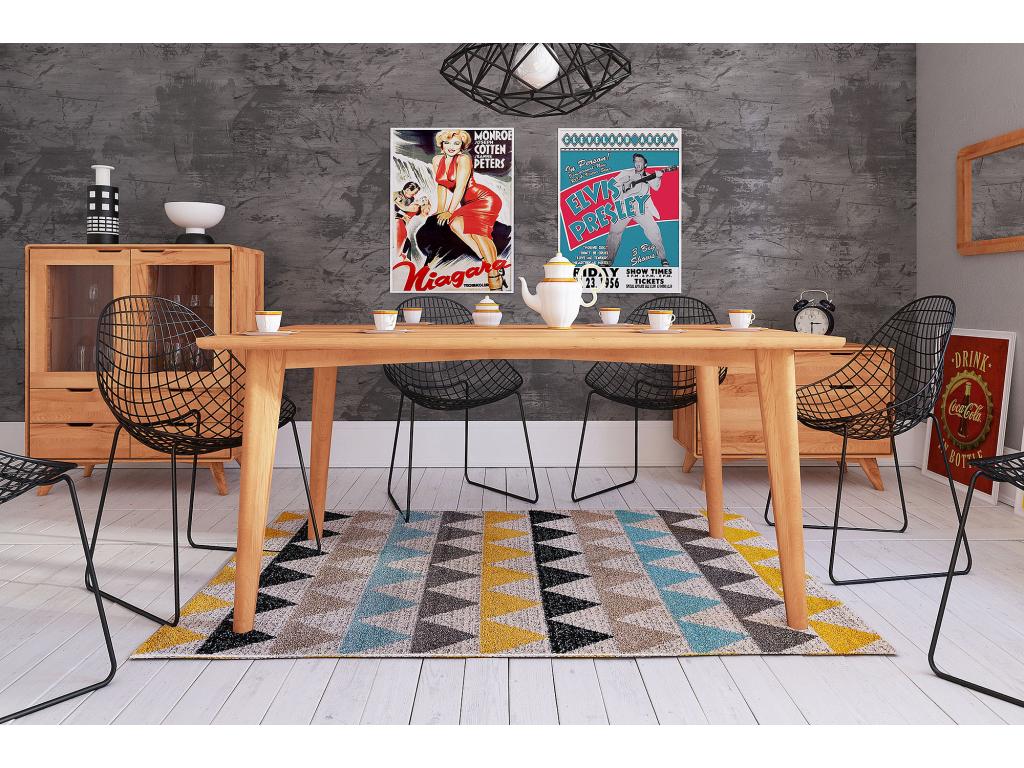 Meublita - Table in natural oiled beech heartwood 80x190