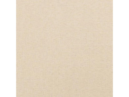 Upholstered bed base with mattress, Cream, 180x200 cm, Fabric