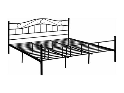 Double bed with silver frame, 208x186x84 cm, 03 0002672