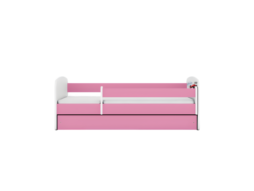 Vertchez bed, pink formula, without drawer, without mattress, 140/70