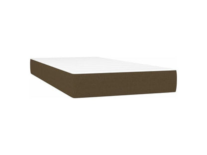 Meublita bed base with dark brown mattress 100x200
