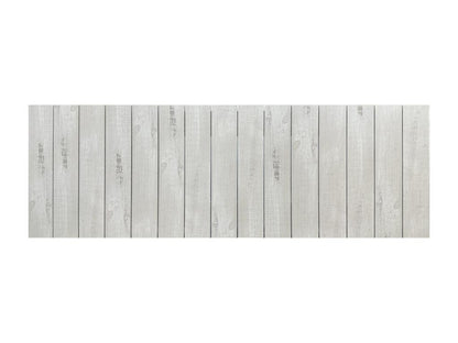 Meublita Vertical Pallet Style Recycled MDF Wood Headboard 135x46 for 120/135 Beds - Arctic