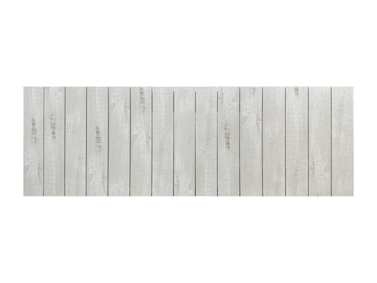 Meublita Vertical Pallet Style Recycled MDF Wood Headboard 135x46 for 120/135 Beds - Arctic