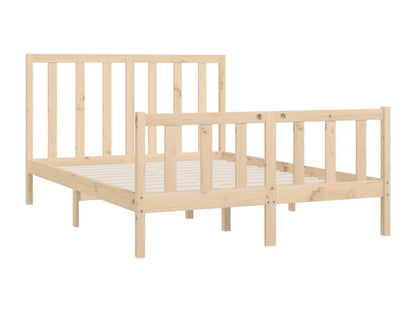Solid wood bed frame 160x200 cm