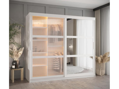 Vertchez 2-Door Sliding Wardrobe 200/200/62 White