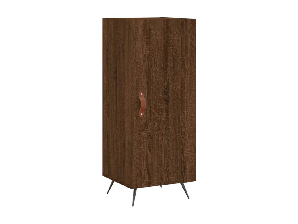 High sideboard, brown oak, 34.5x34x180 cm, engineered wood