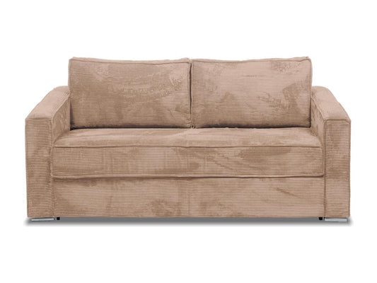Meublita 3-seater express convertible sofa in corduroy - Meublita sleeping area 140 cm wide - Meublita 22 cm mattress