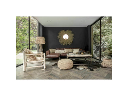 Meublita Raffia Pouf