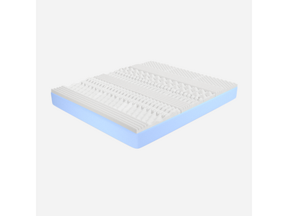 Memory foam mattress 100x190 cm, 25 cm high - Removable cover with Aloe Meublita lining - Premium