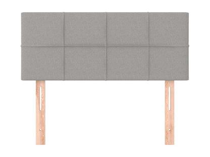 Light Grey Headboard 90x5x78/88 cm Fabric