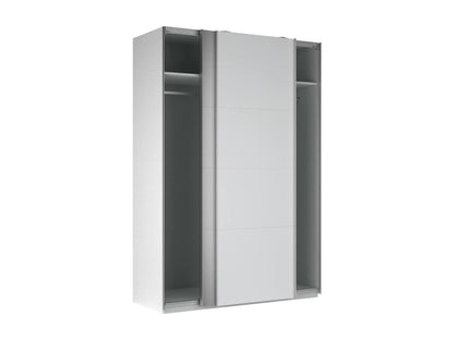 Meublita 2-Door Wardrobe, Bedroom Furniture, Walk-in Closet, Clothes Storage, 150x60 h219 cm, White