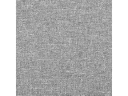 Light Grey Headboard 90x5x78/88 cm Fabric