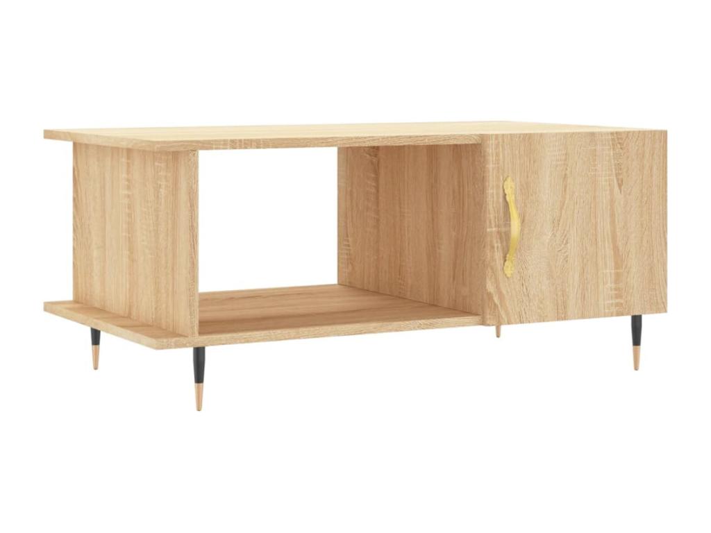 Vertchez oak coffee table, 90x50x40 cm, engineered wood