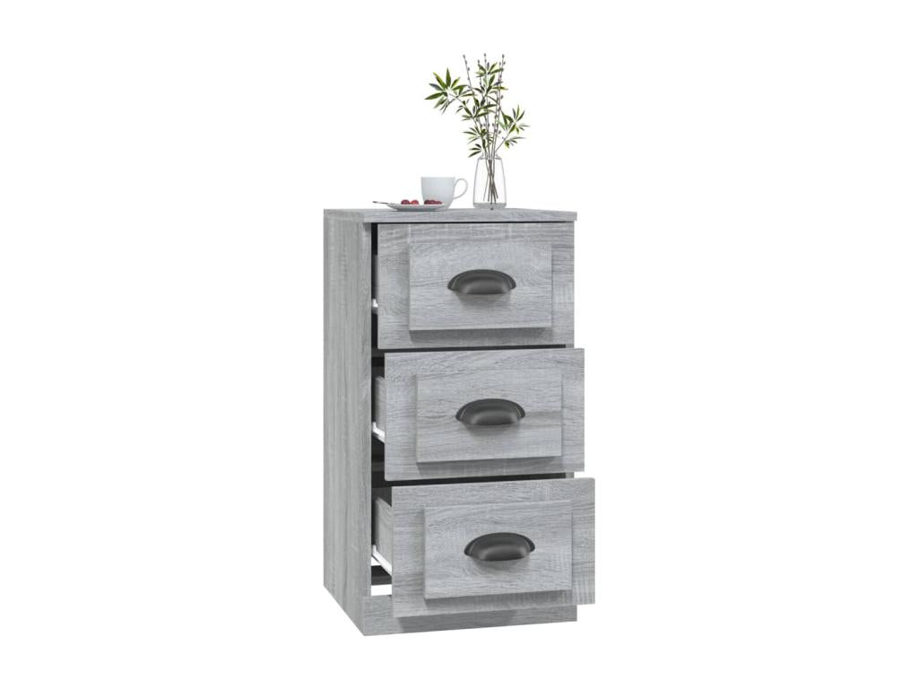 Meublita grey sideboard 36x35.5x67.5 cm engineered wood