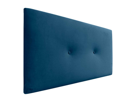 Meublita Smooth Velvet Headboard with Buttons 80x60 Beds 80/90 - Blue