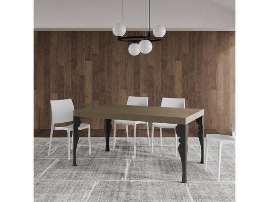 Extendable table 90x160/420 cm Paxon Premium Meublita anthracite legs